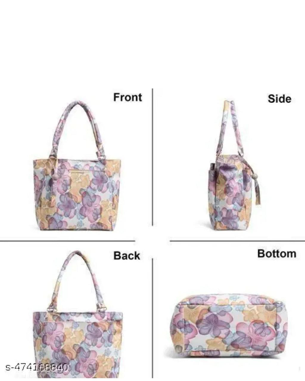 Floral printed stylish women&girls hand bag