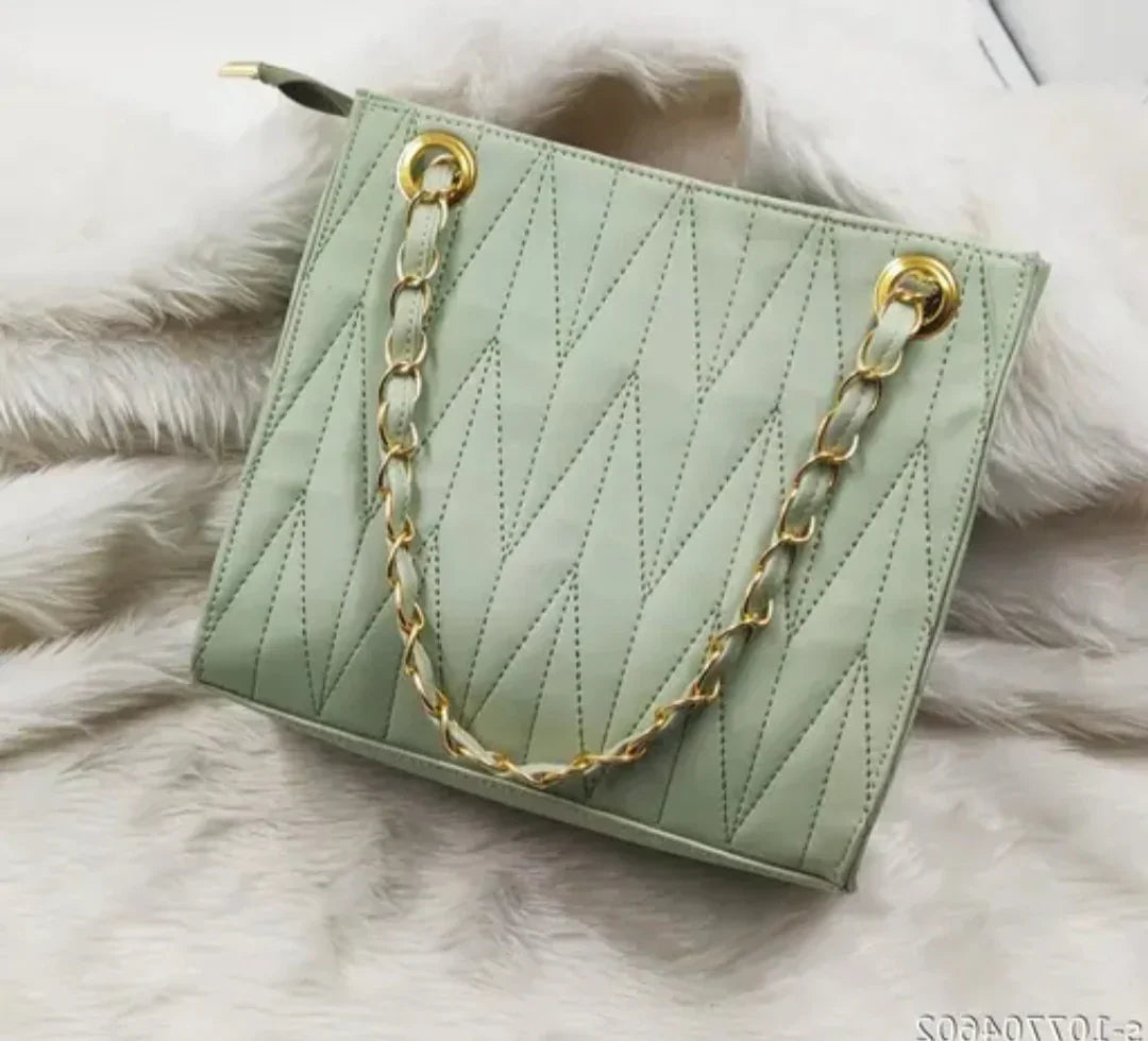 Black and green elegant sling bag for girls & women's