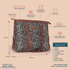 Extra Spacious Multicolor Women's Shoulder Bag