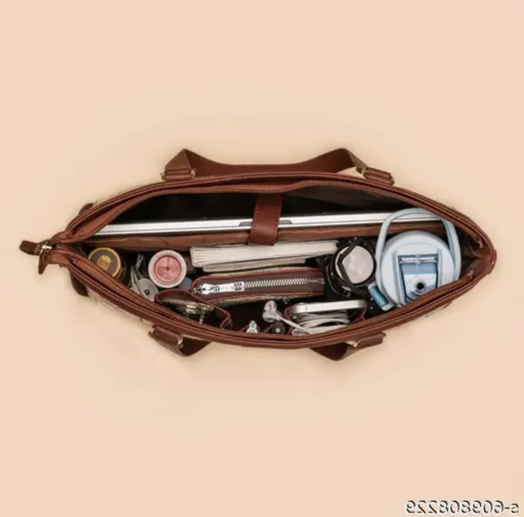 Extra Spacious Multicolor Women's Shoulder Bag