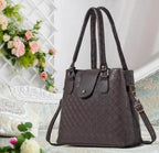 Classic Fancy Women Handbags brown