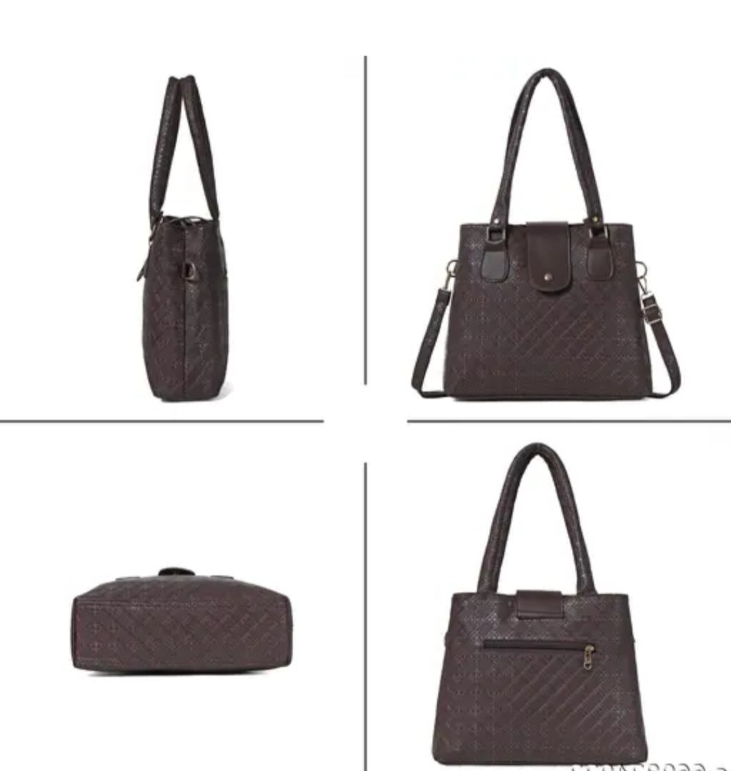 Classic Fancy Women Handbags brown