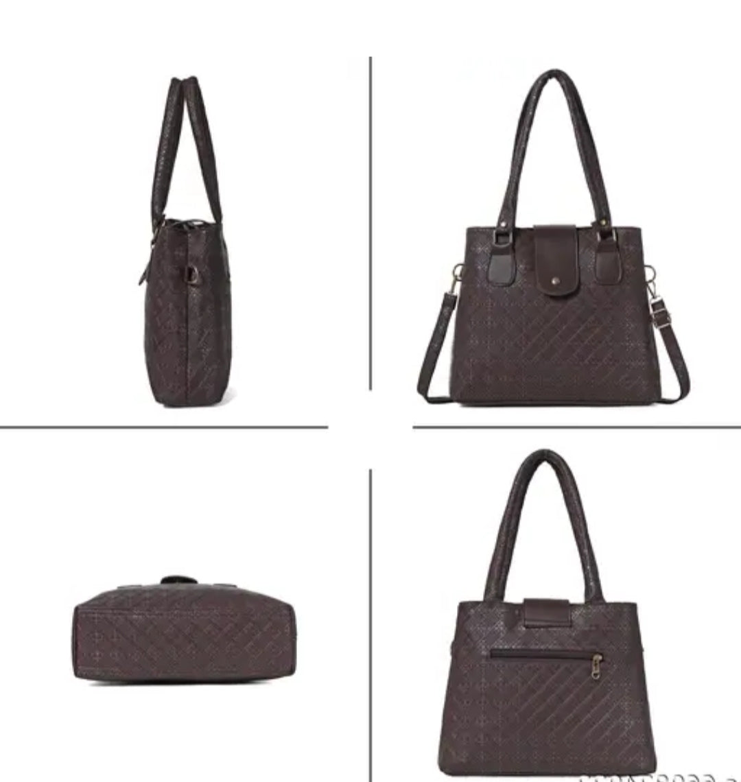 Classic Fancy Women Handbags brown