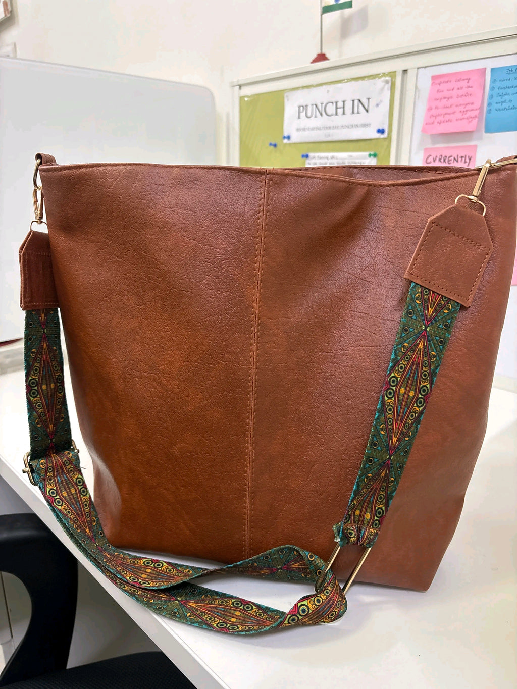 Elegant Fashionable Tan colour Women Handbags