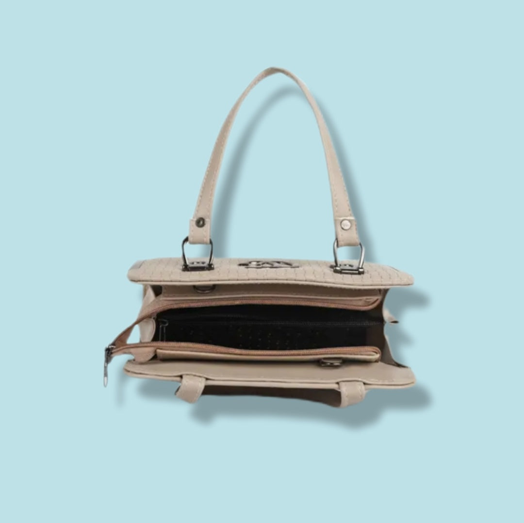 Biege Sling & Hand Bag