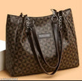 Textured brown Tote