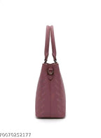 Classic Dusty Pink Textured Tote Handbag
