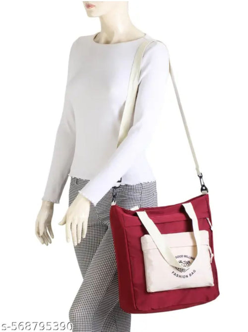 GLOSSY Cotton Blend Handbag