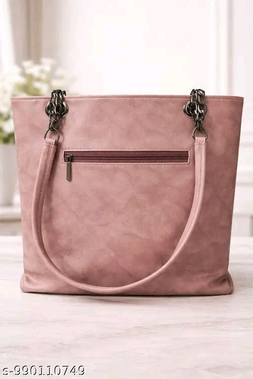Marble print pink tote