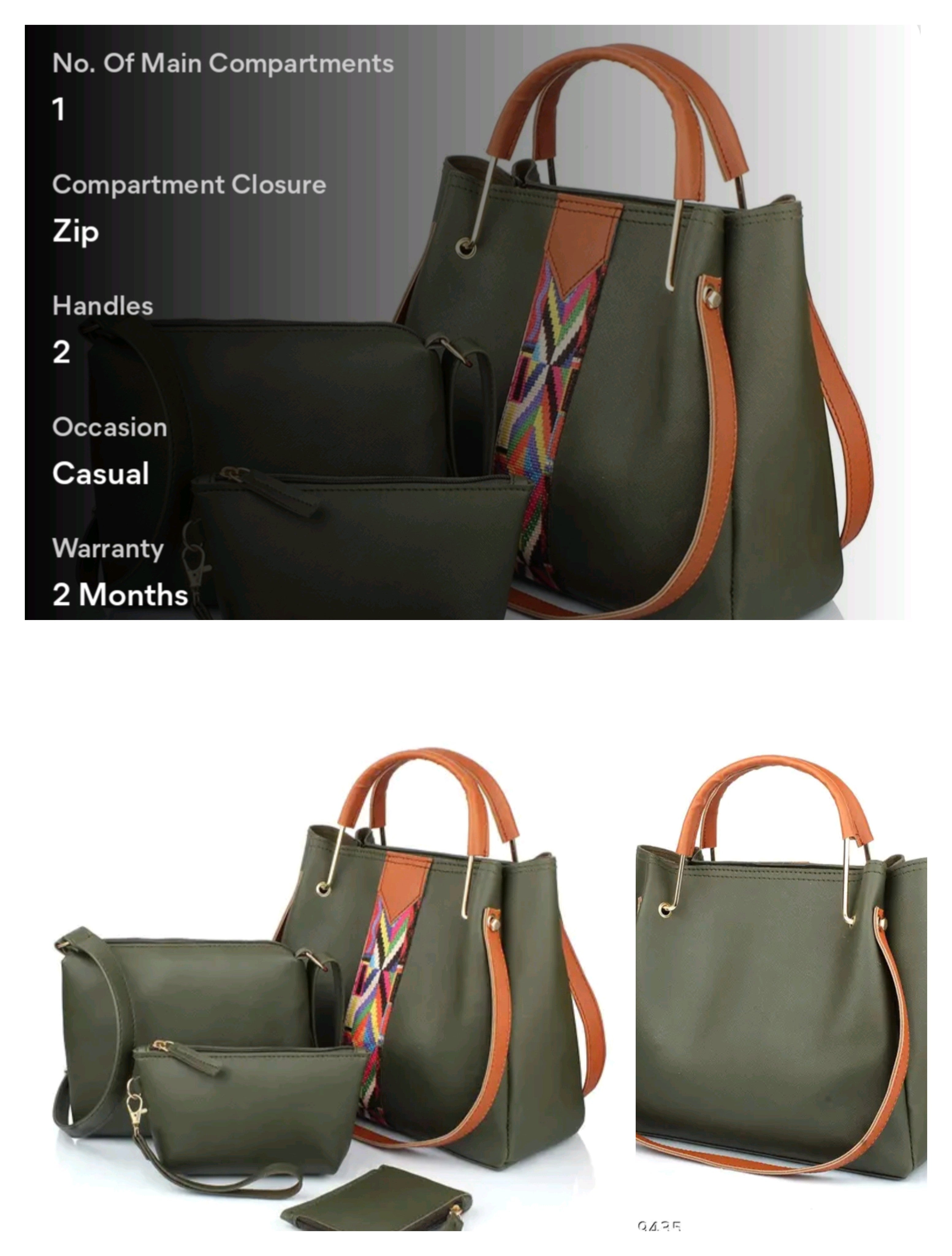 Women Sling bag set