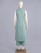 Stylish Rayon Printed sleeveles Kurta With Palazzos Set For Women