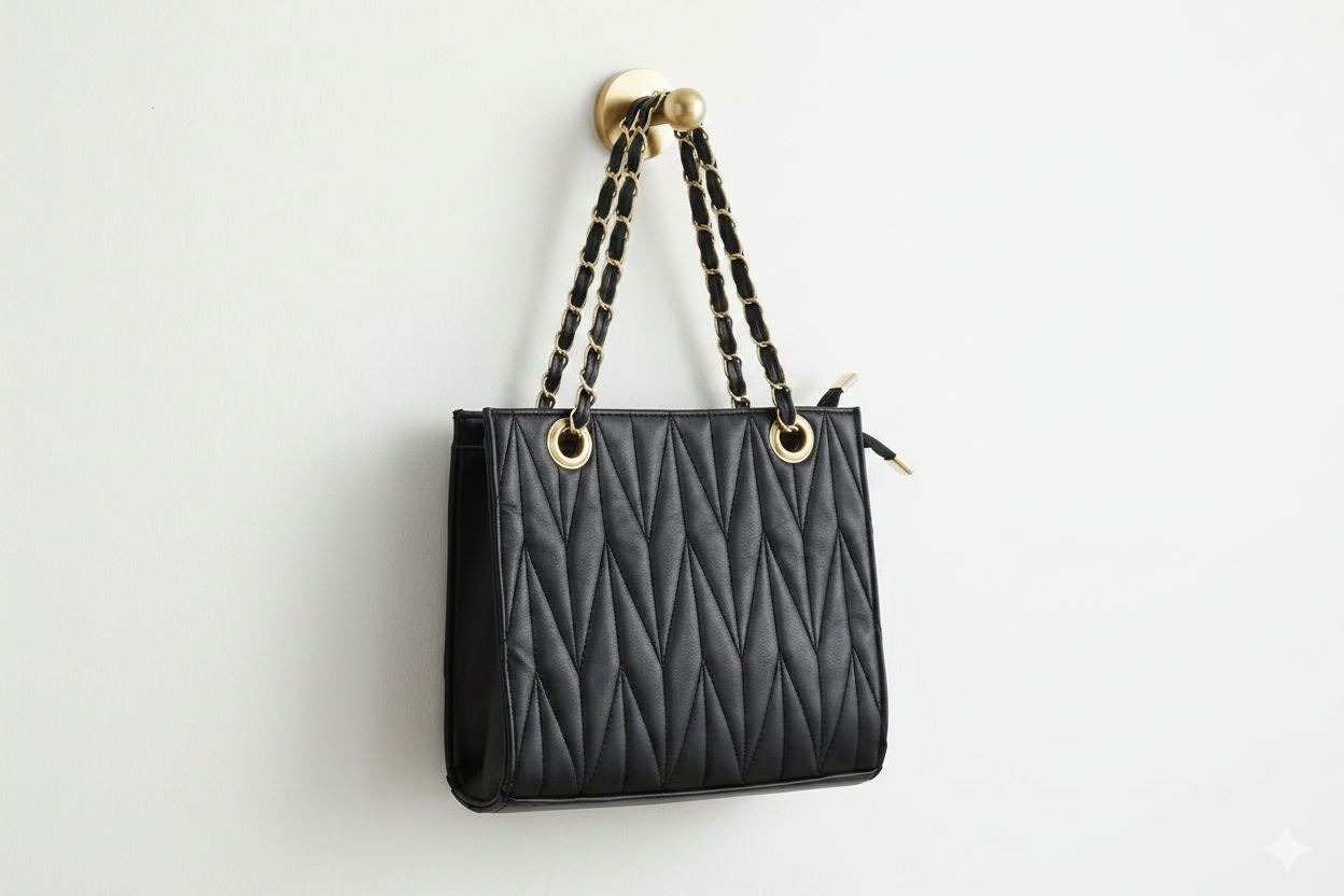 Black and green elegant sling bag for girls & women's
