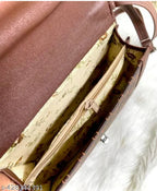 Check print Box sling Bag
