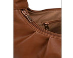 Faux leather hobo
