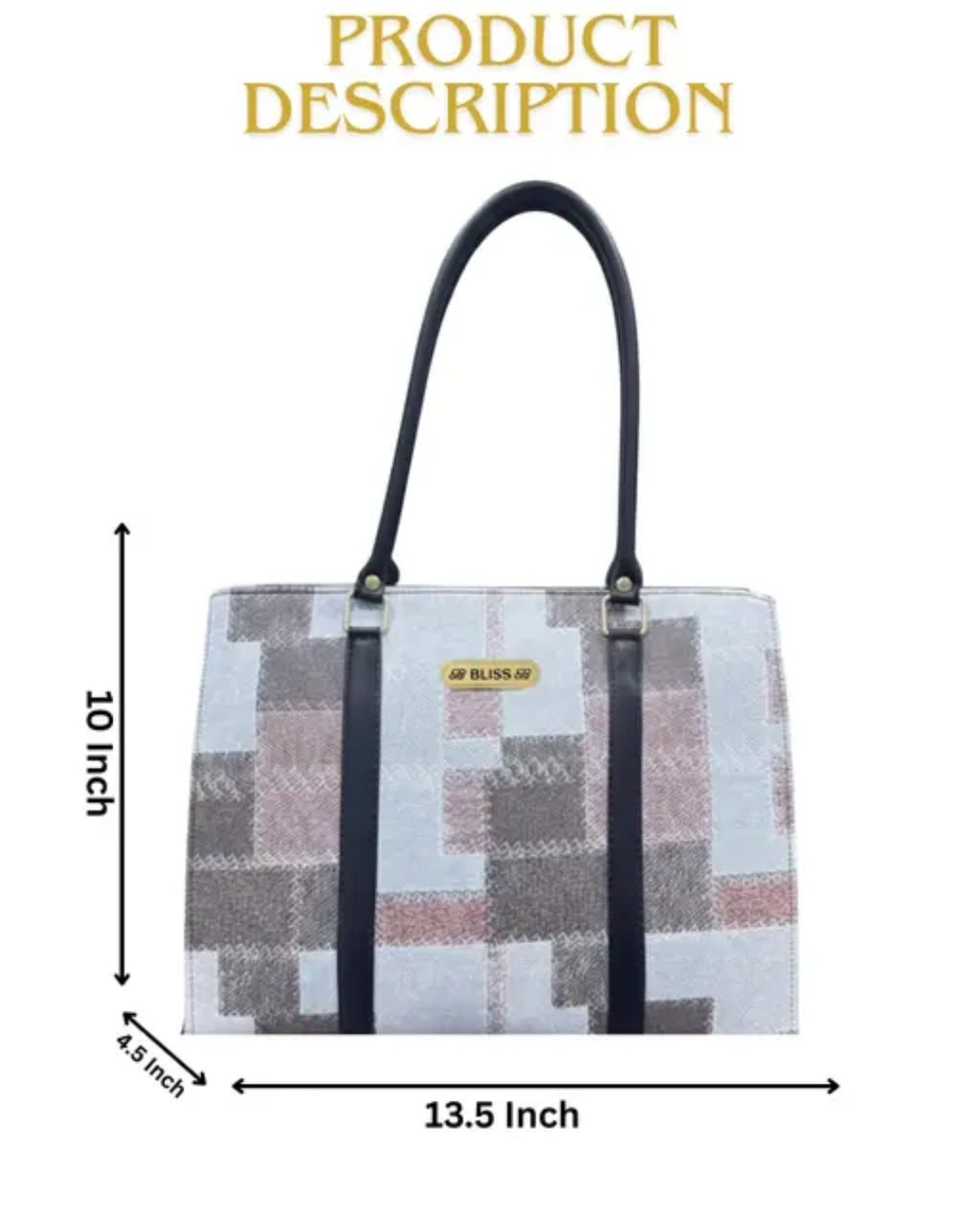 Textured trendy attractive handbag
