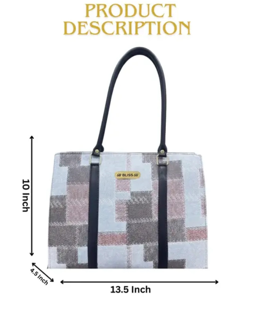 Textured trendy attractive handbag