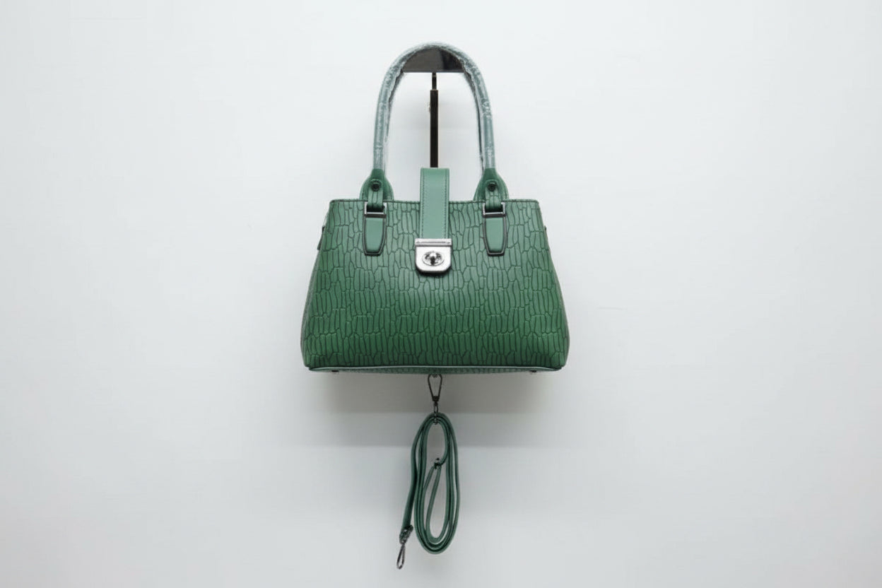 remium Texture Handbag for Women – With Long Sling Belt
