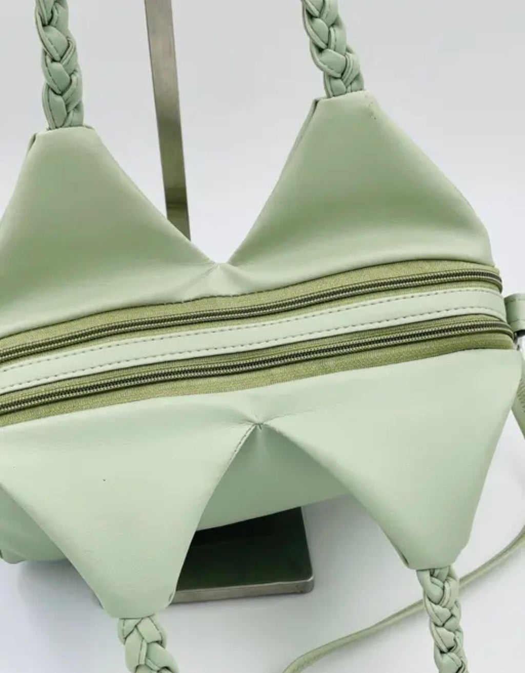 Knitted sling bag