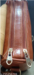 Dark tan sling bag