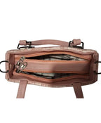 Textured hand with sling bag
