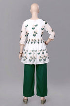 Botanical Printed Clothing Set for Womens