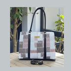 Textured trendy attractive handbag