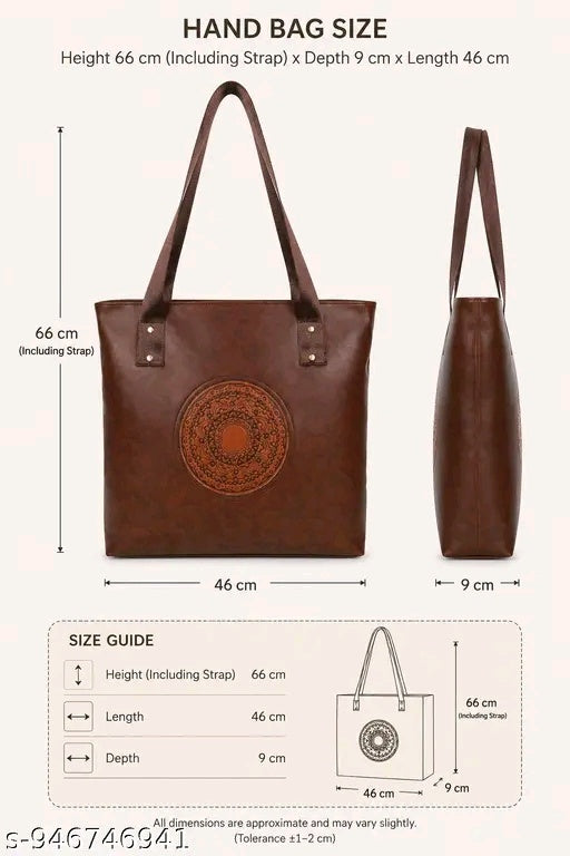Tote Bag with Mandala Design