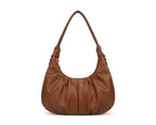 Faux leather hobo