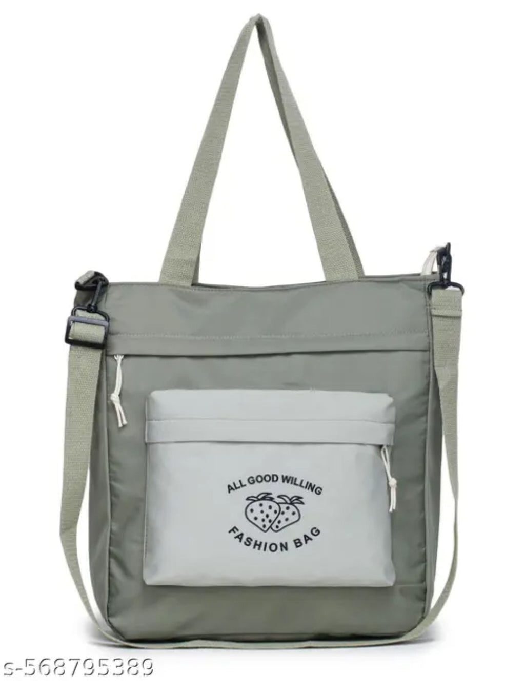 GLOSSY Cotton Blend Handbag