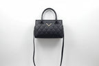 Black checkered hand with sling Bag