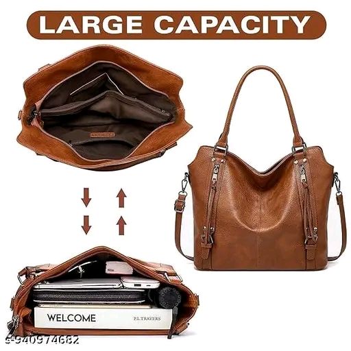 Tan Tote Handbag