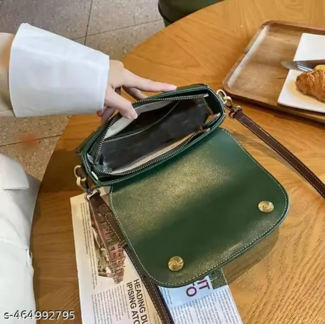 Lizqi green sling bag