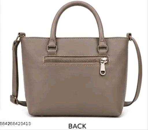 Elegant Structured Shoulder Bag with Adjustable Sling Strap