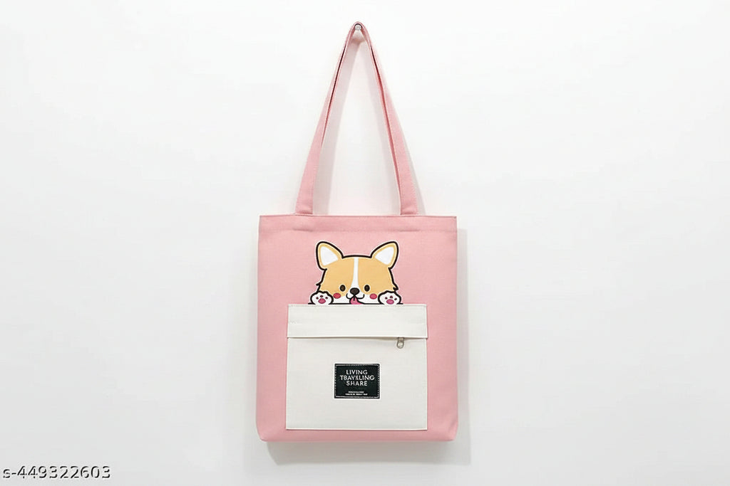 Korean canvas tote bag