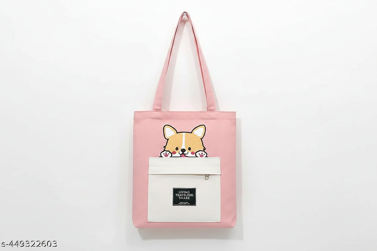 Korean canvas tote bag
