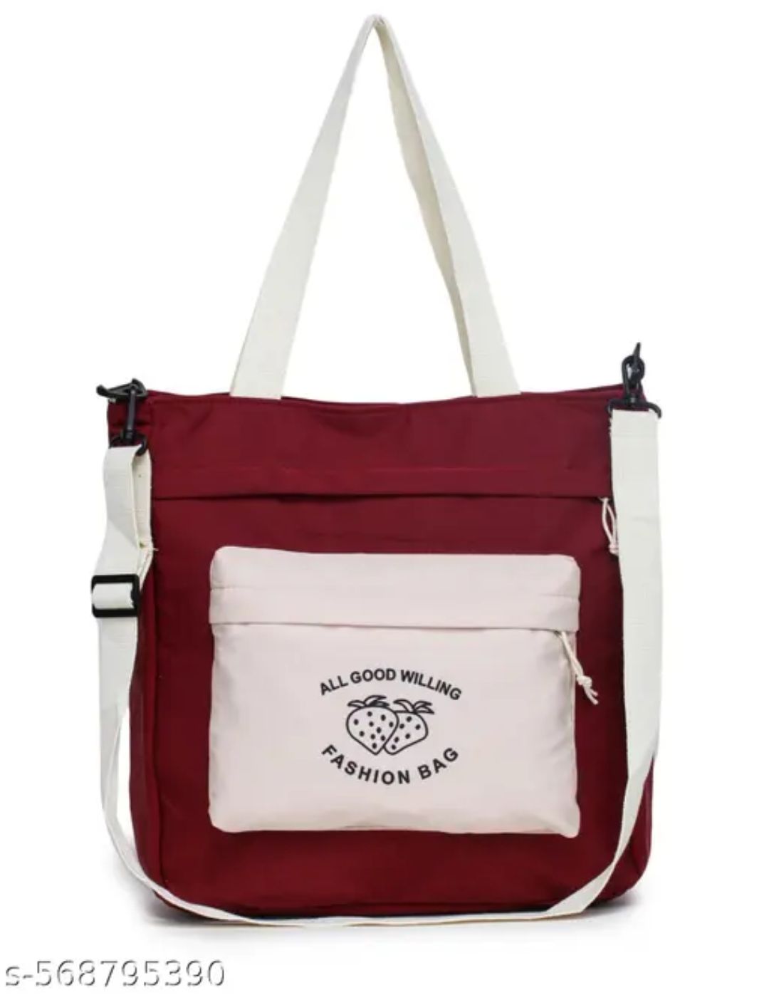 GLOSSY Cotton Blend Handbag