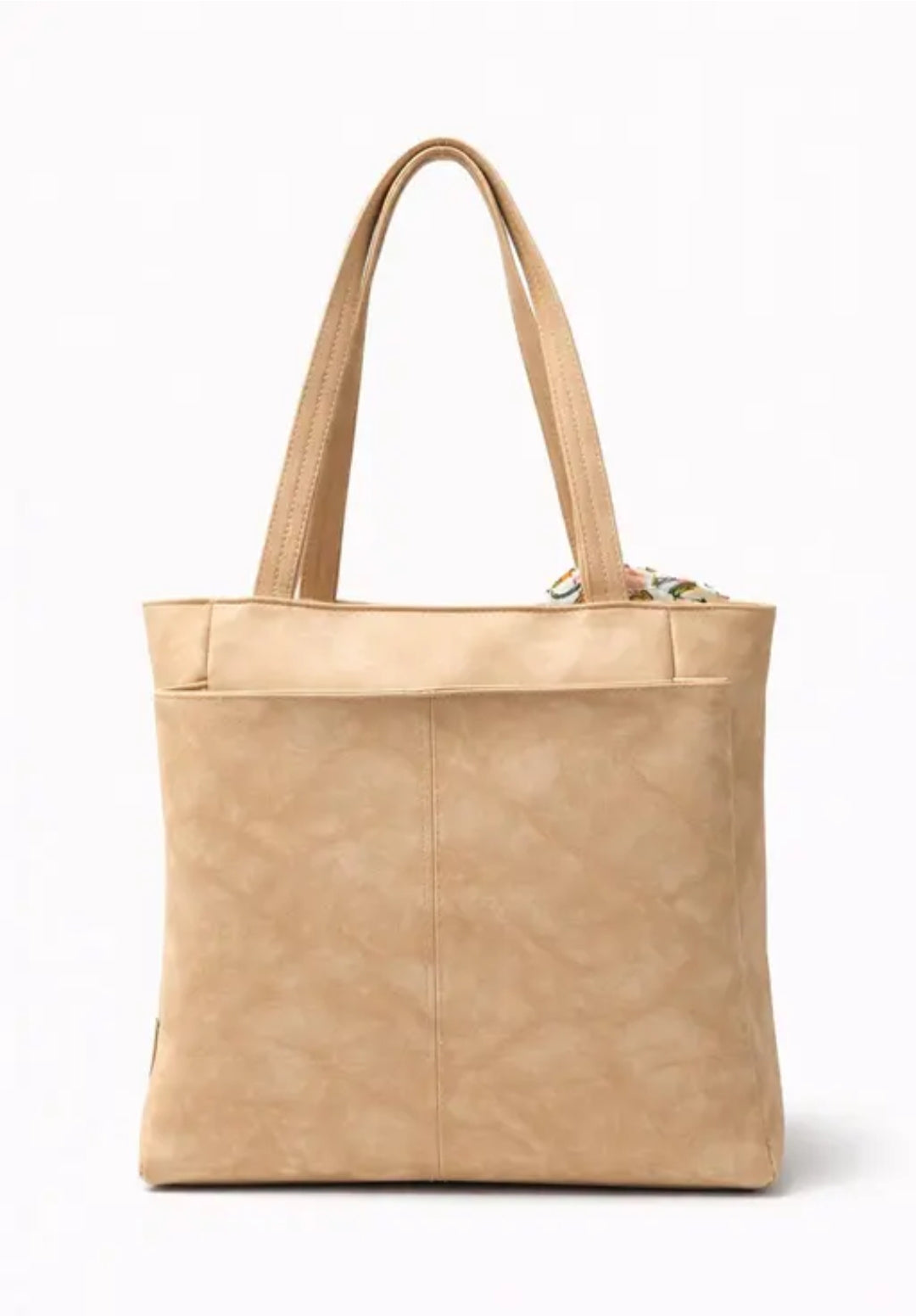 Women hand bag with scarf