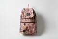 Elegant floral leaf Printed women backpack college bag