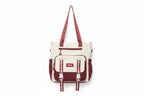 Cute white red tote bag