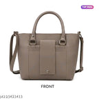 Elegant Structured Shoulder Bag with Adjustable Sling Strap