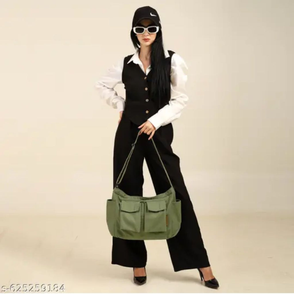 Canvas Crossbody Bag
