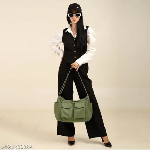 Canvas Crossbody Bag