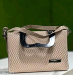 Elegant Beige Textured Sling bag