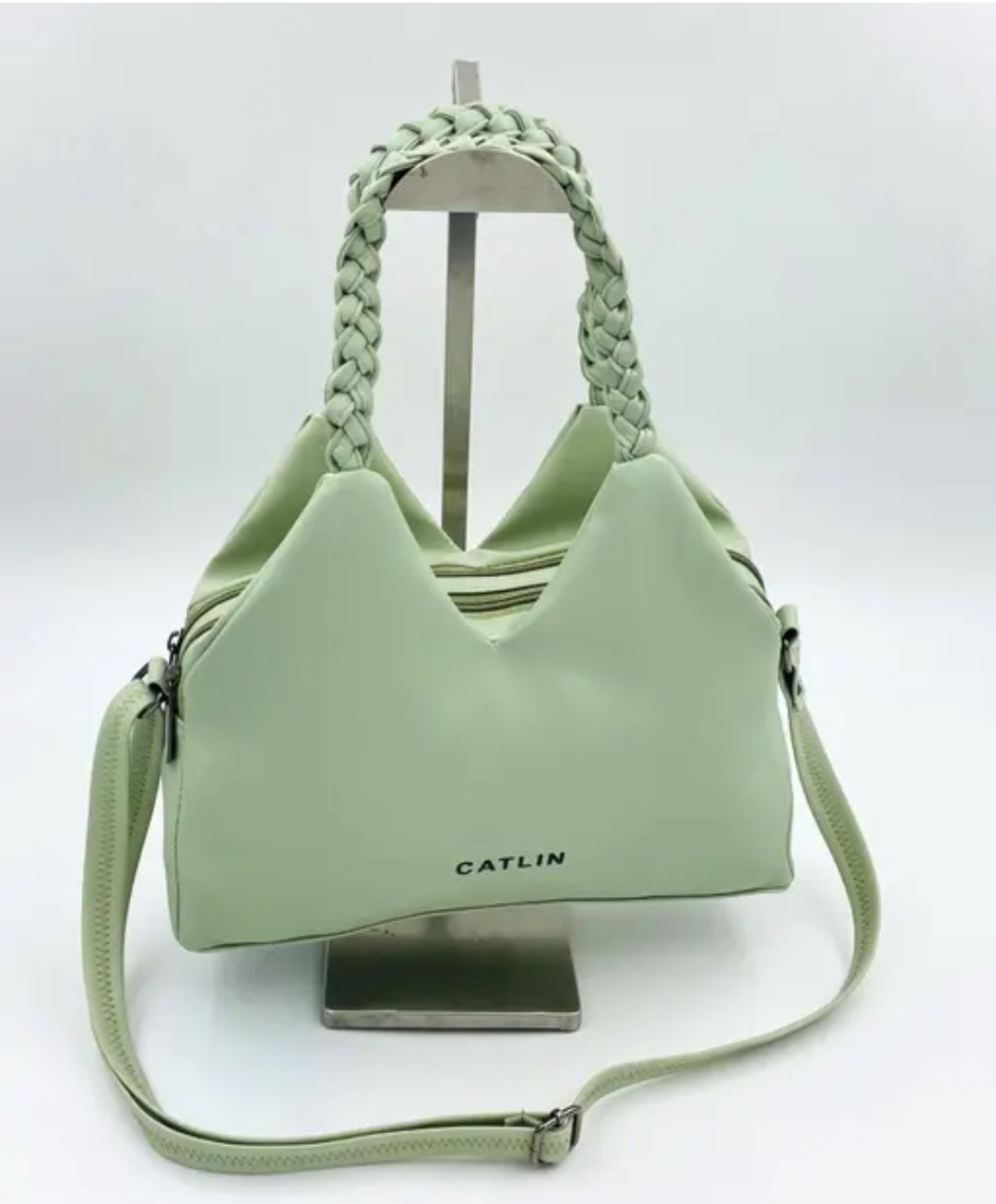 Knitted sling bag