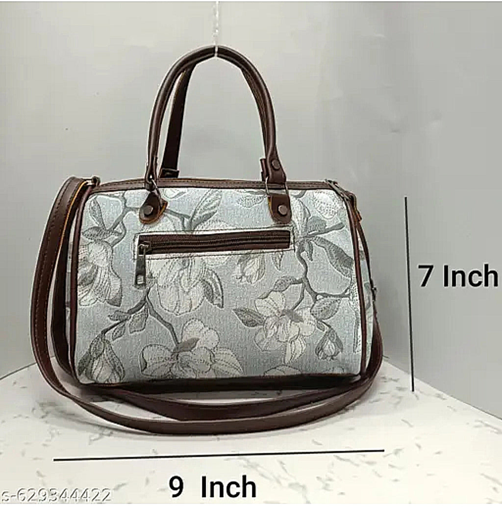 Printed hand with sling Bag