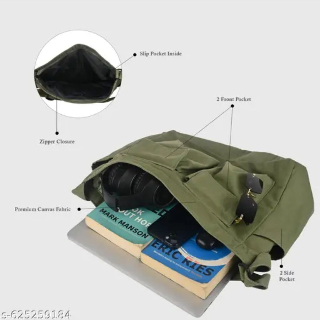 Canvas Crossbody Bag