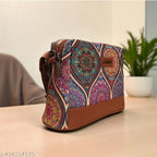 multicolour handmade sling bag