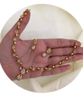 White stones Necklace