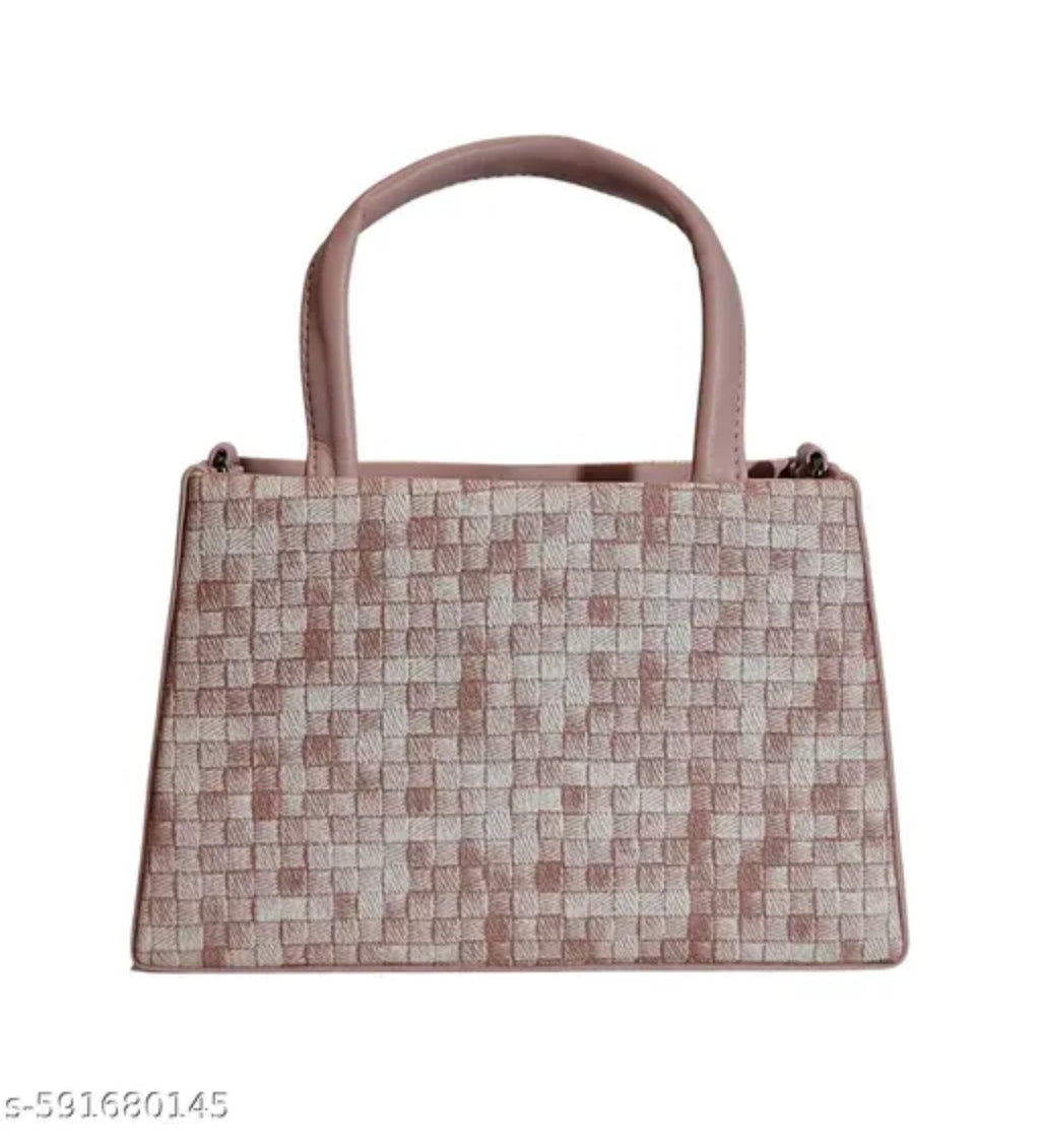 Textured hand with sling bag