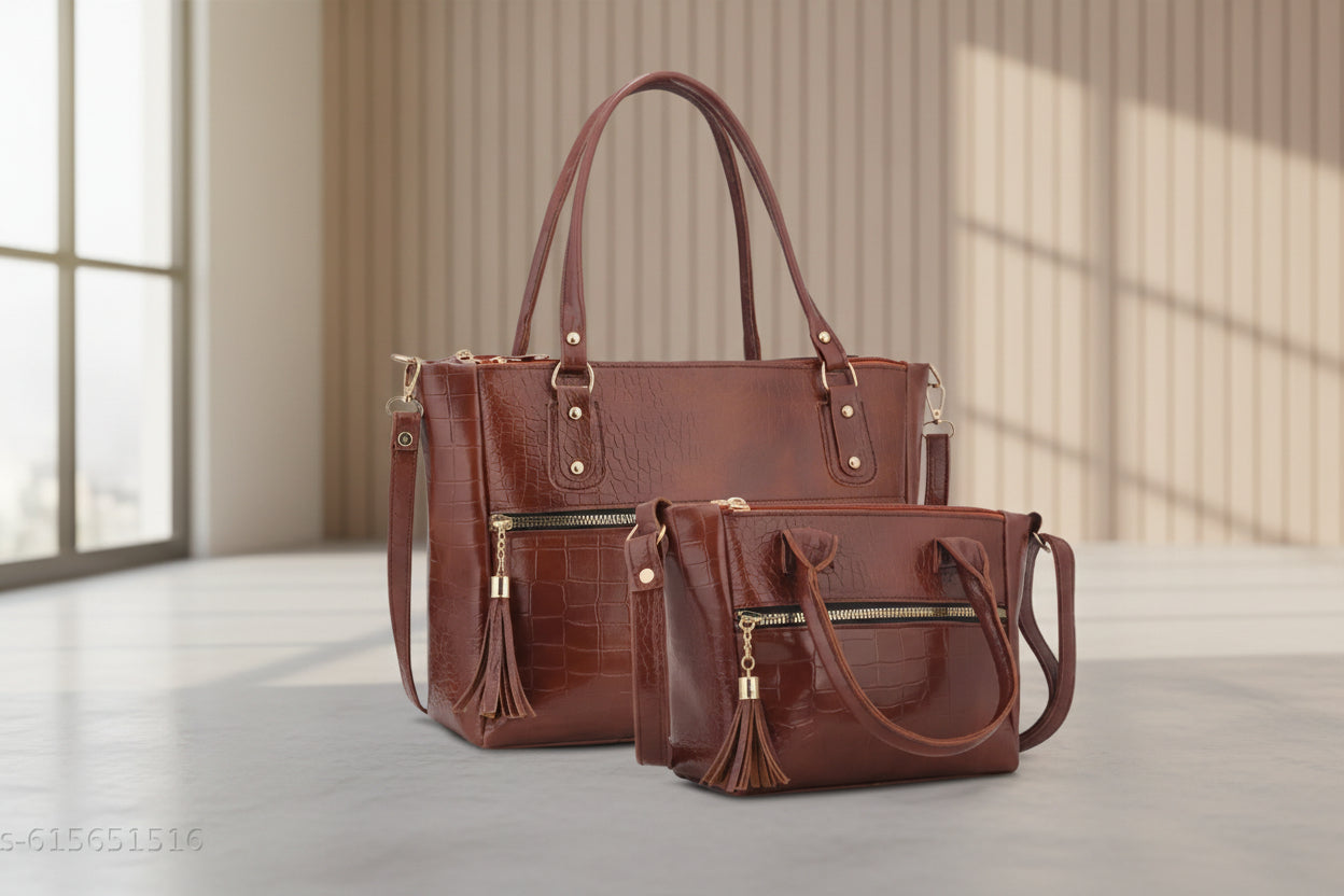 2 in 1 women sling&hand bag